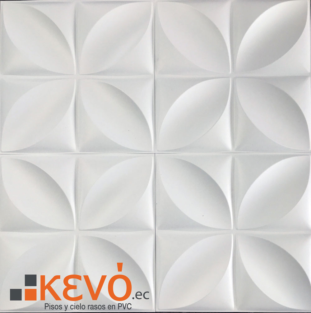 Panel 3D PVC Diseño Gardenia - Kevo