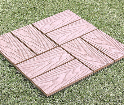 Deck modular WPC Ajedrez Chocolate
