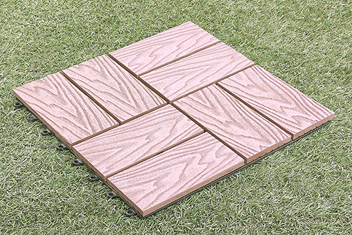 Deck modular WPC Ajedrez Chocolate