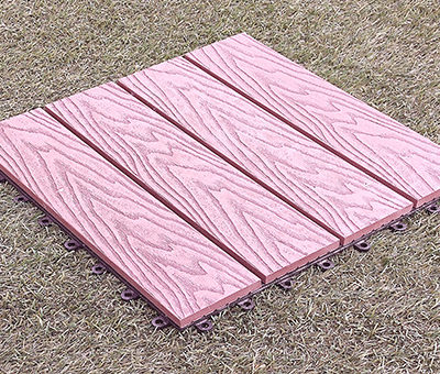 Deck modular WPC parquet Chocolate