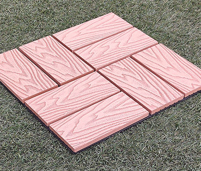 Deck modular WPC Ajedrez Maple